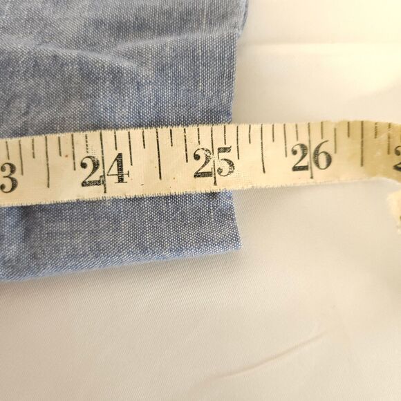 Talbots Womens 6 32x25  Blue The Perfect Crop Stretch Ankle Pants - Picture 7 of 7